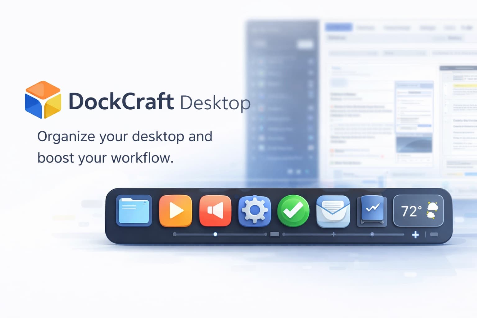 DockCraft Desktop preview